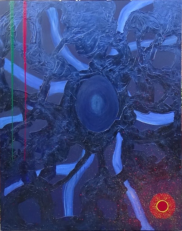 Blossom in the sky - 5' x 4' 