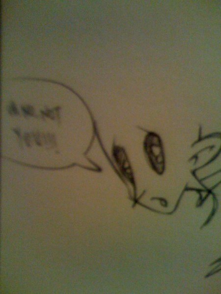 Oh no! Not you!!