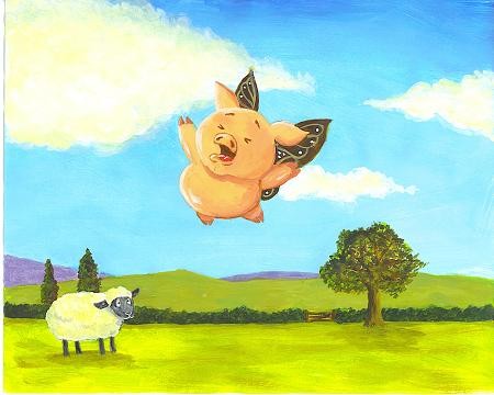 Flying Piggy Singing