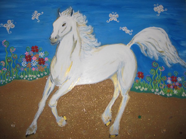 butterfly horse