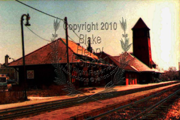 Broken down train depot