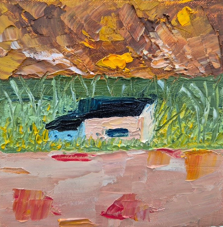 Inspired by Piter Doig, March 2025