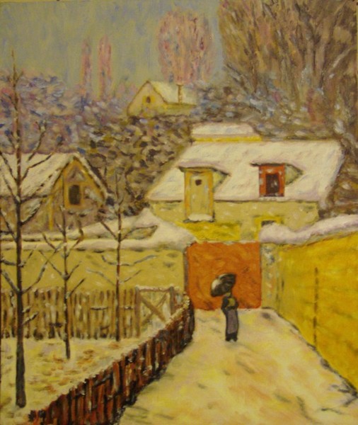 Snow at Louveciennes