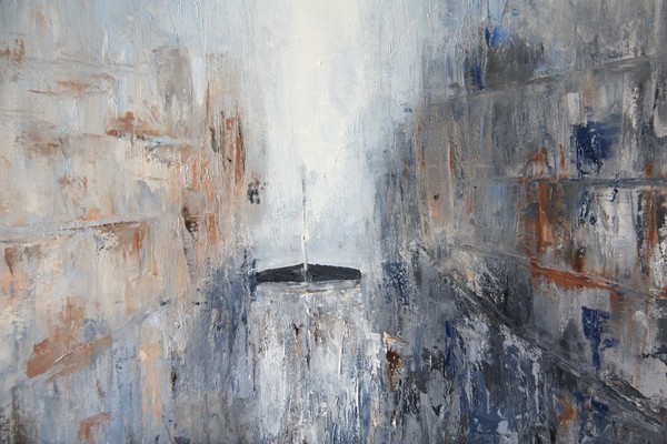 Coucher de soleil sur le canal 2 (60x40)