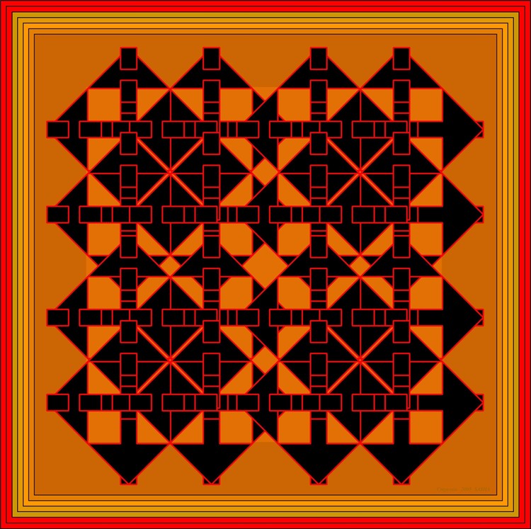 Arrows. Batik