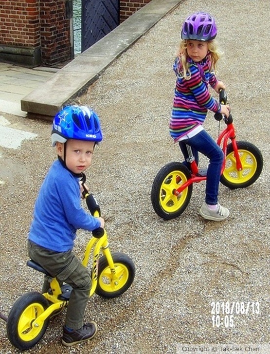 Kids on bicycles