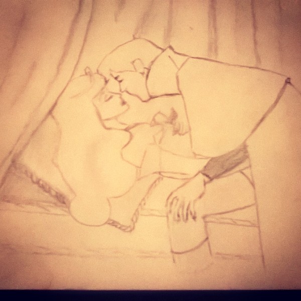 sketch: Sleeping Beauty