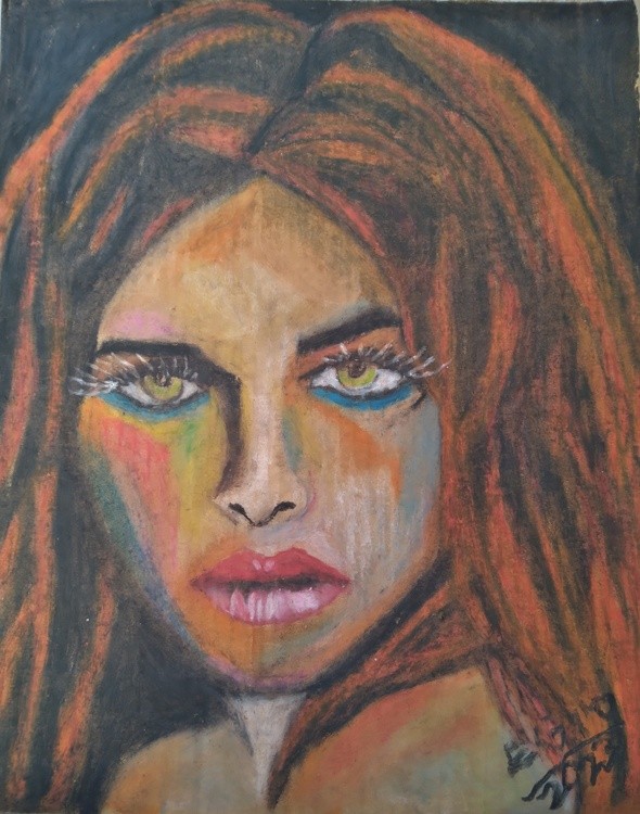 Beautiful Redhead with Green Eyes