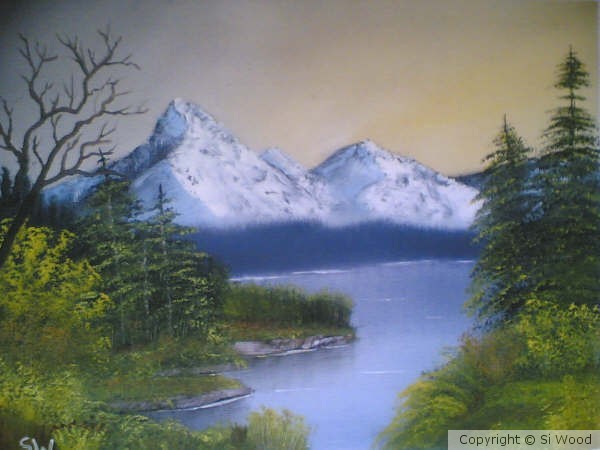 Lakeside in autumn