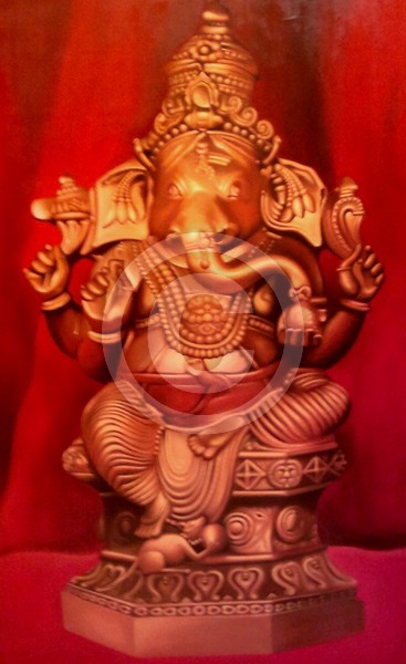 LORD GANESHA ( METALLIC)