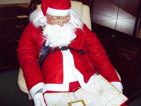 Santa caught asleep!!