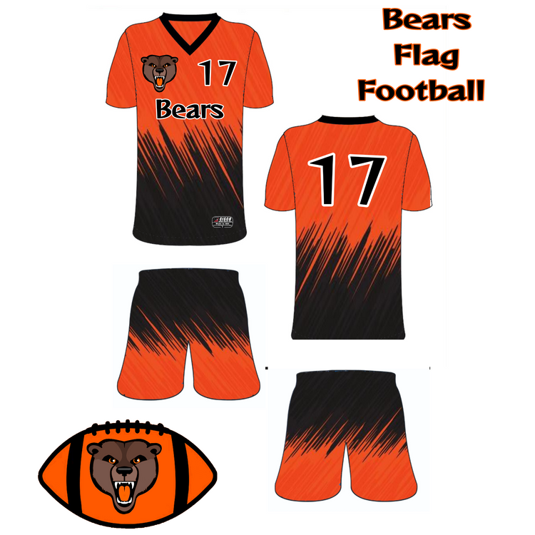 Bears Flag Football Uniform