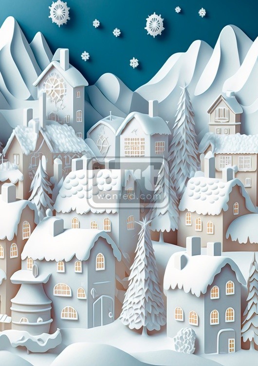 white snowy Christmas
