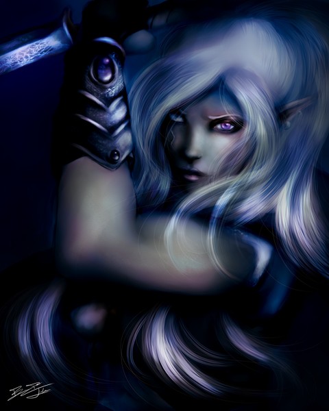 T'rissithra D'ceet (Drow Elf Commission)