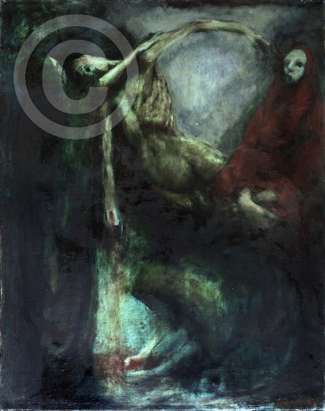Die Kreuzabnahme 75x95 oil on canvas