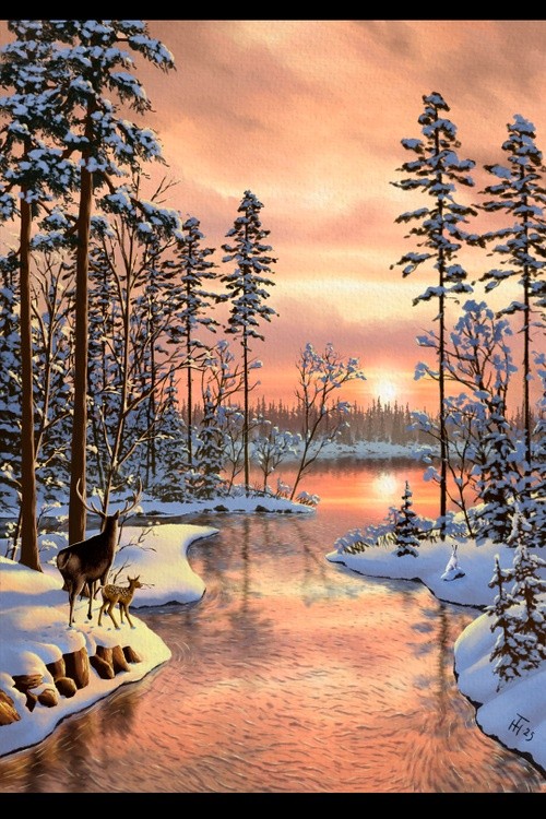 Winter River 3