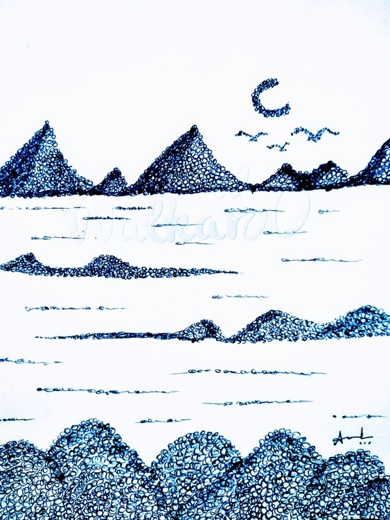 Landscape pen artwork...