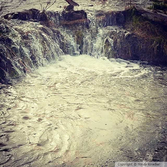 pond waterfall