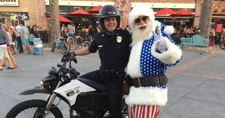 santa in army
