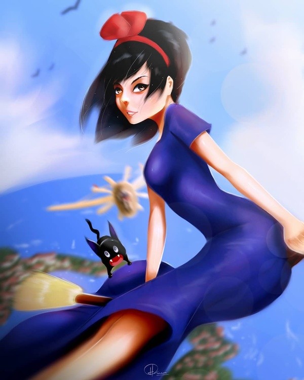 Hey Ghibli fans Kiki and Jiji are here for delivery service 