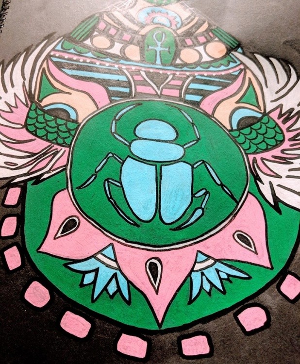 Big cats and scarabs 