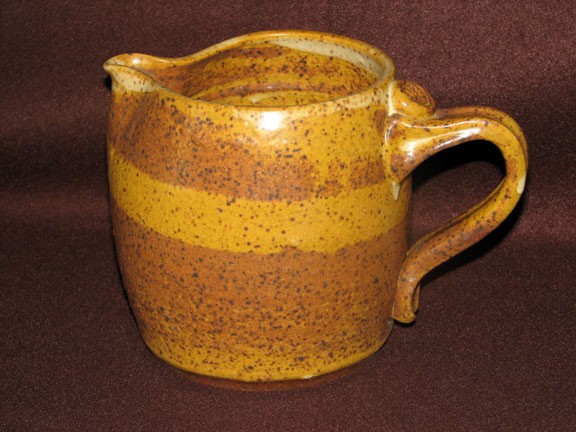 Woo Yellow Rustic Pitcher