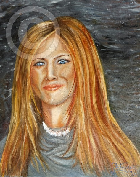 Jennifer aniston w/ pearls