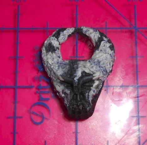 my polymer clay skull 1
