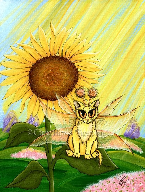 Summer Sunshine Fairy Cat