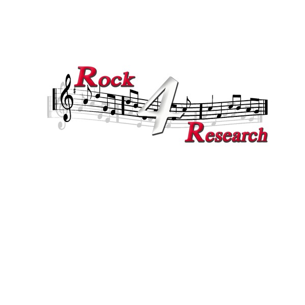 rock for research logo design