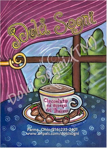 Advertizement for Dolci Sogni