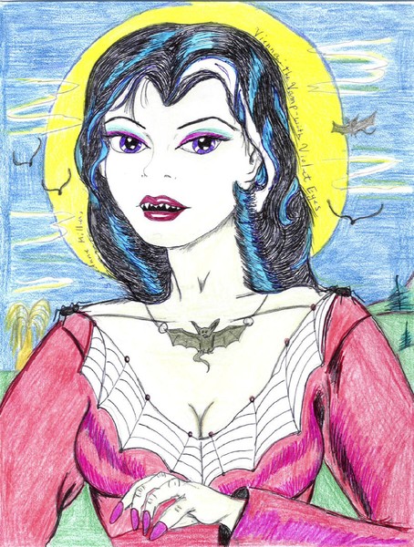 Vienna Vamp with Violet Eyes