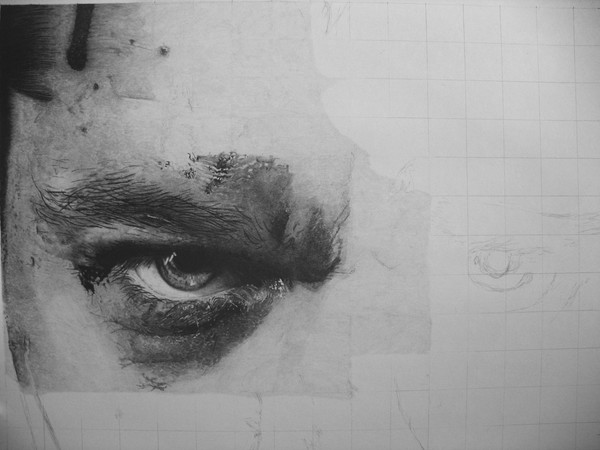 Bourne pencil WIP