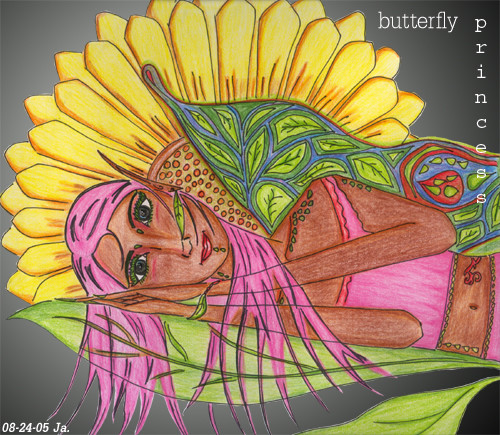 Smile Of Butterfly Princess
