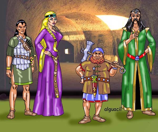 Four characters