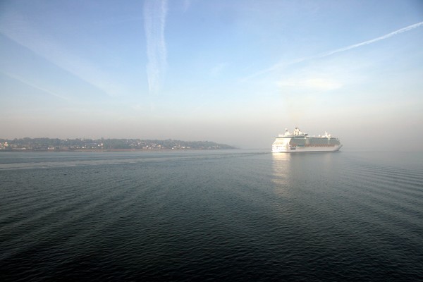 Liberty at sunrise on Southampton water