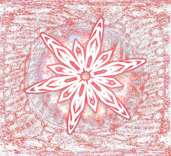 Fractal Frosty Snowflake