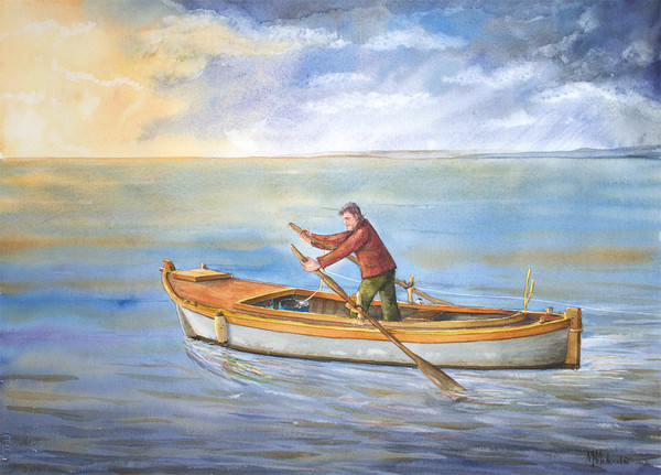 Sunset fishing