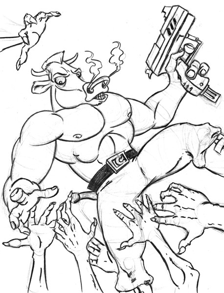 Captain Cattle sketch