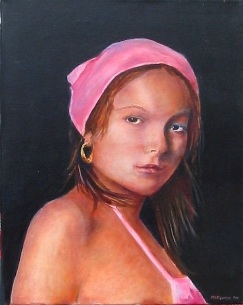 Girl in pink
