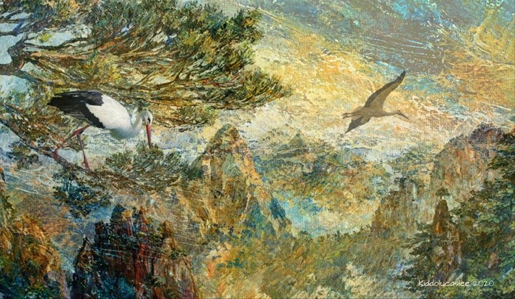 Branchwalking Crane * 2020 Kiddolucaslee 