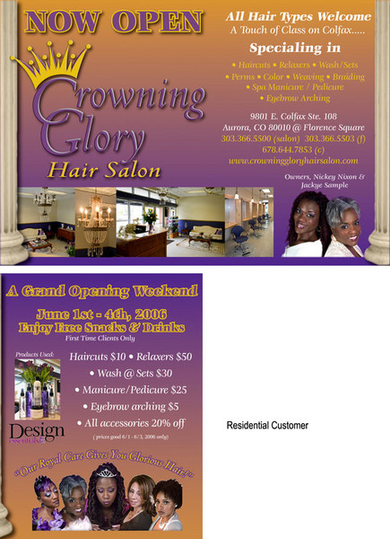 Crowning Glory Post Card