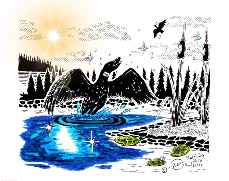 Loon landing
