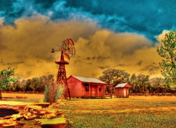 Cabin on a Windy Hill