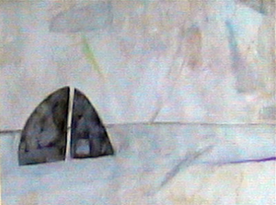White menhirs