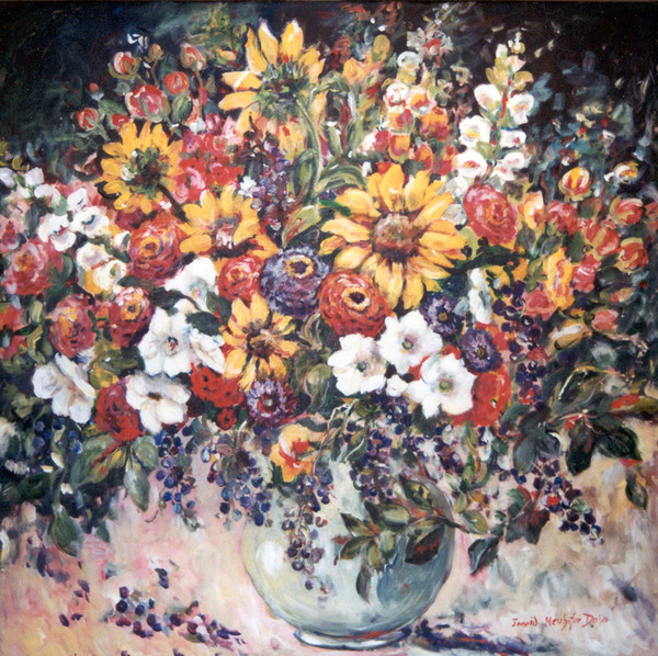 White Petunias