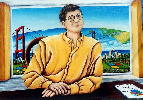 BILL GATES L'Uomo dei due mondi del 2000 31-2002
