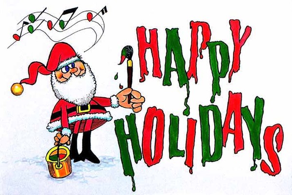 Santa Happy Holidays
