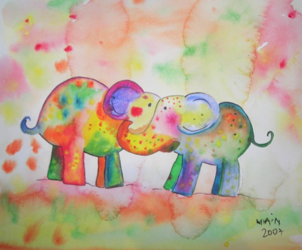 elephnat love