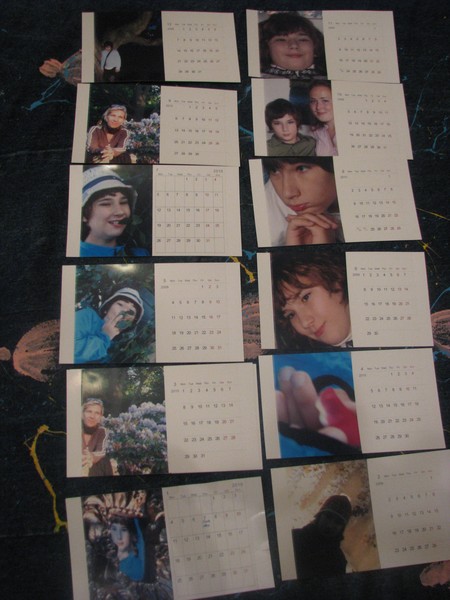 Calendar cards 2010